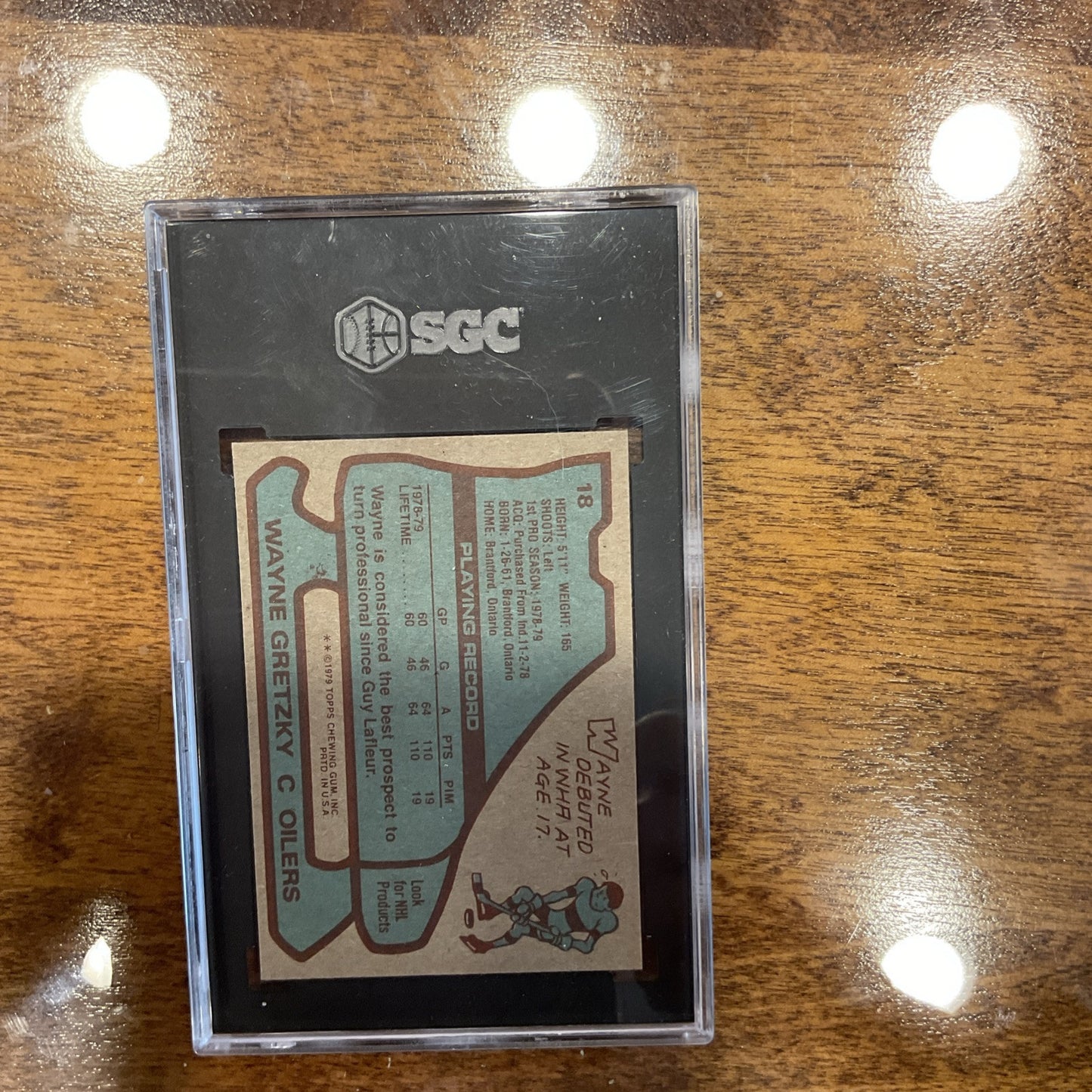 1979-80 Tops #18 Wayne Gretzky SGC 5