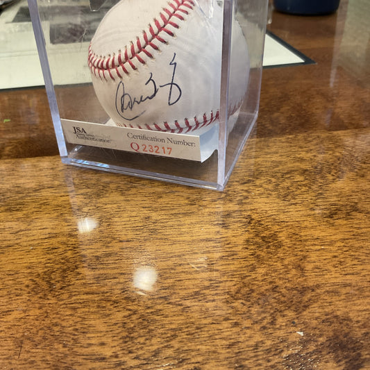 Carlos Baerga MLB Autographed Baseball JSA Certified