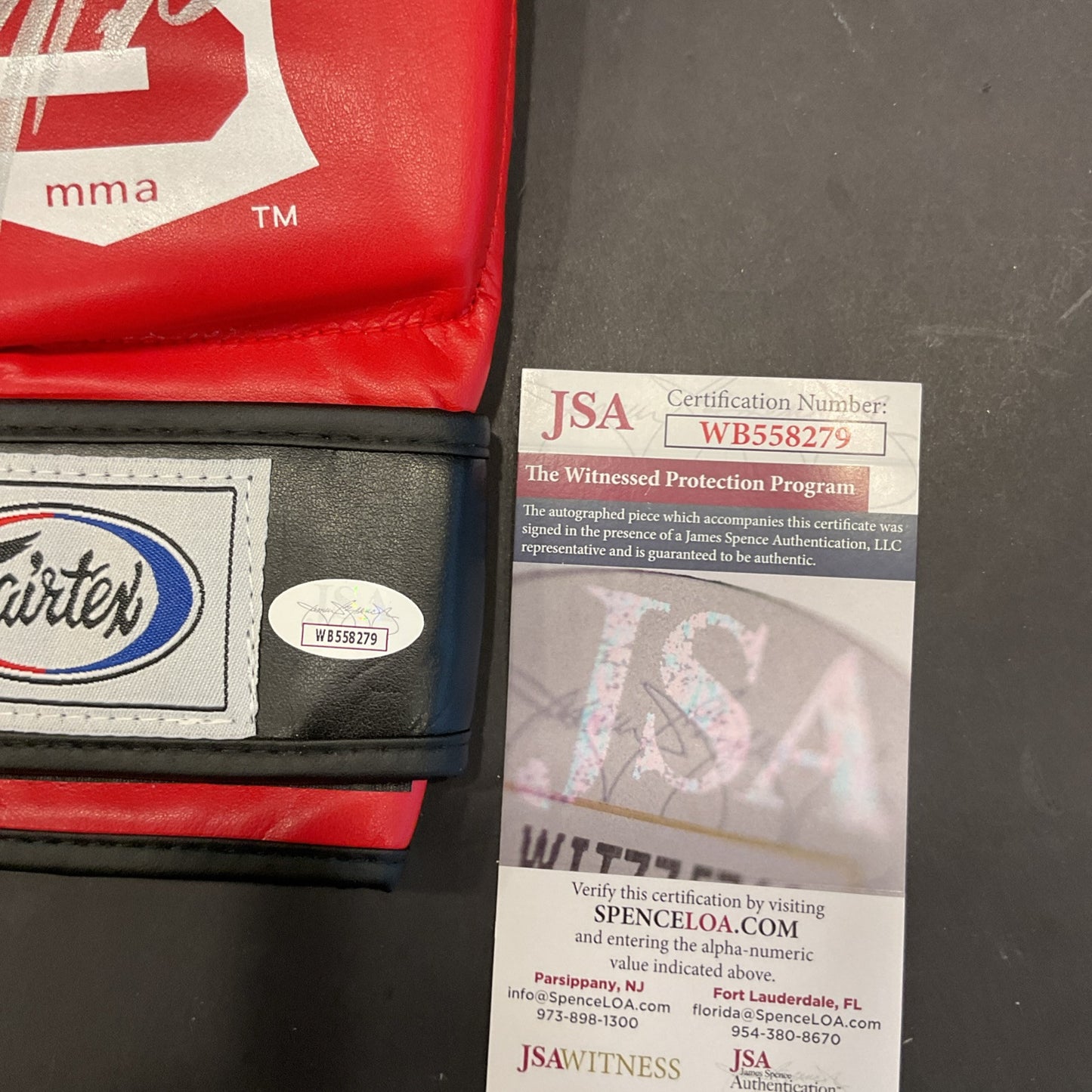 Nick Diaz Autographed Signed OFFICIAL MMA FIGHT GLOVE JSA CERTIFIED Rare