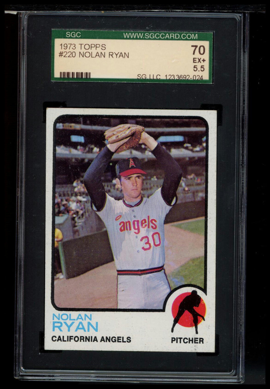 1973 Topps #220 Nolan Ryan SGC 7