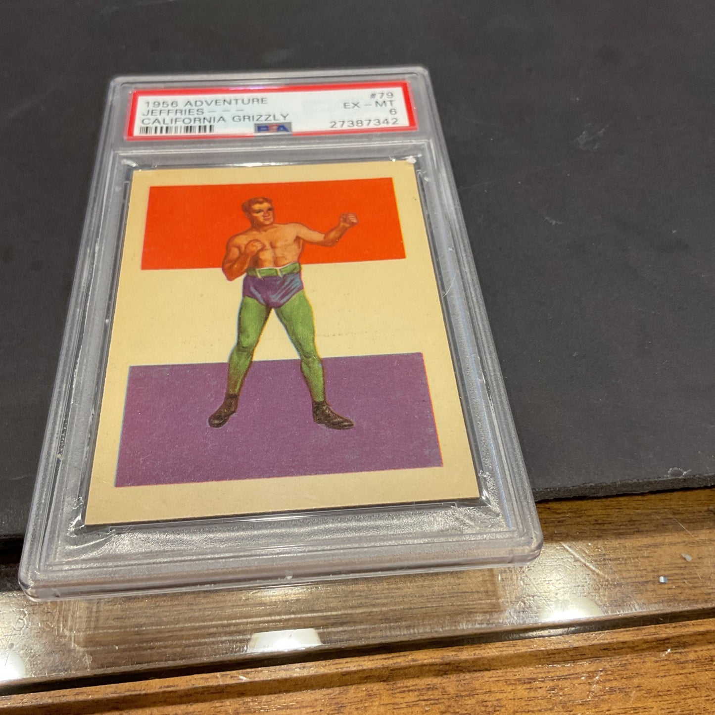 1956 Adventure Jefferies California Grizzly #79 PSA 6