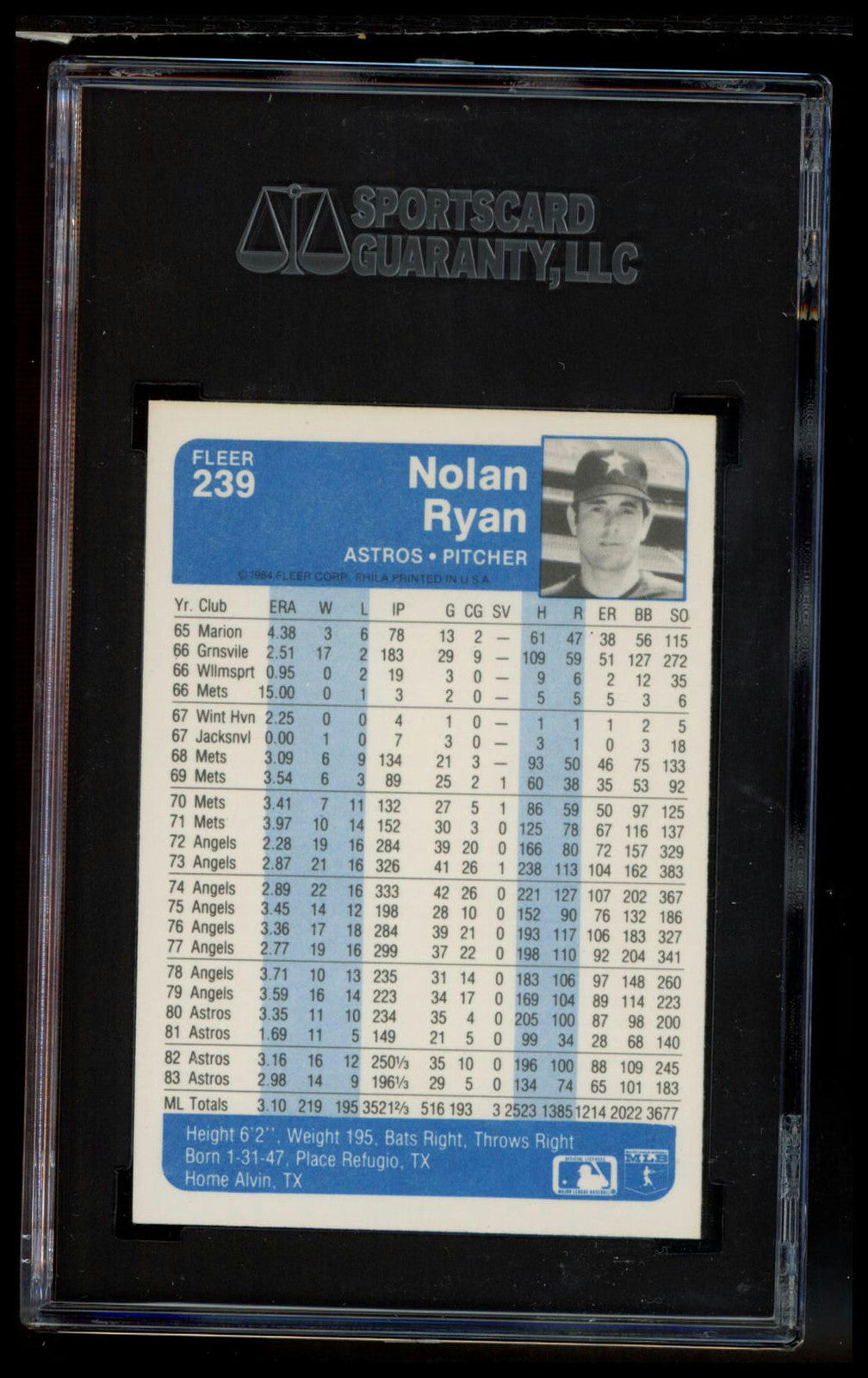 1973 Topps #28 Hal McRae SGC 8