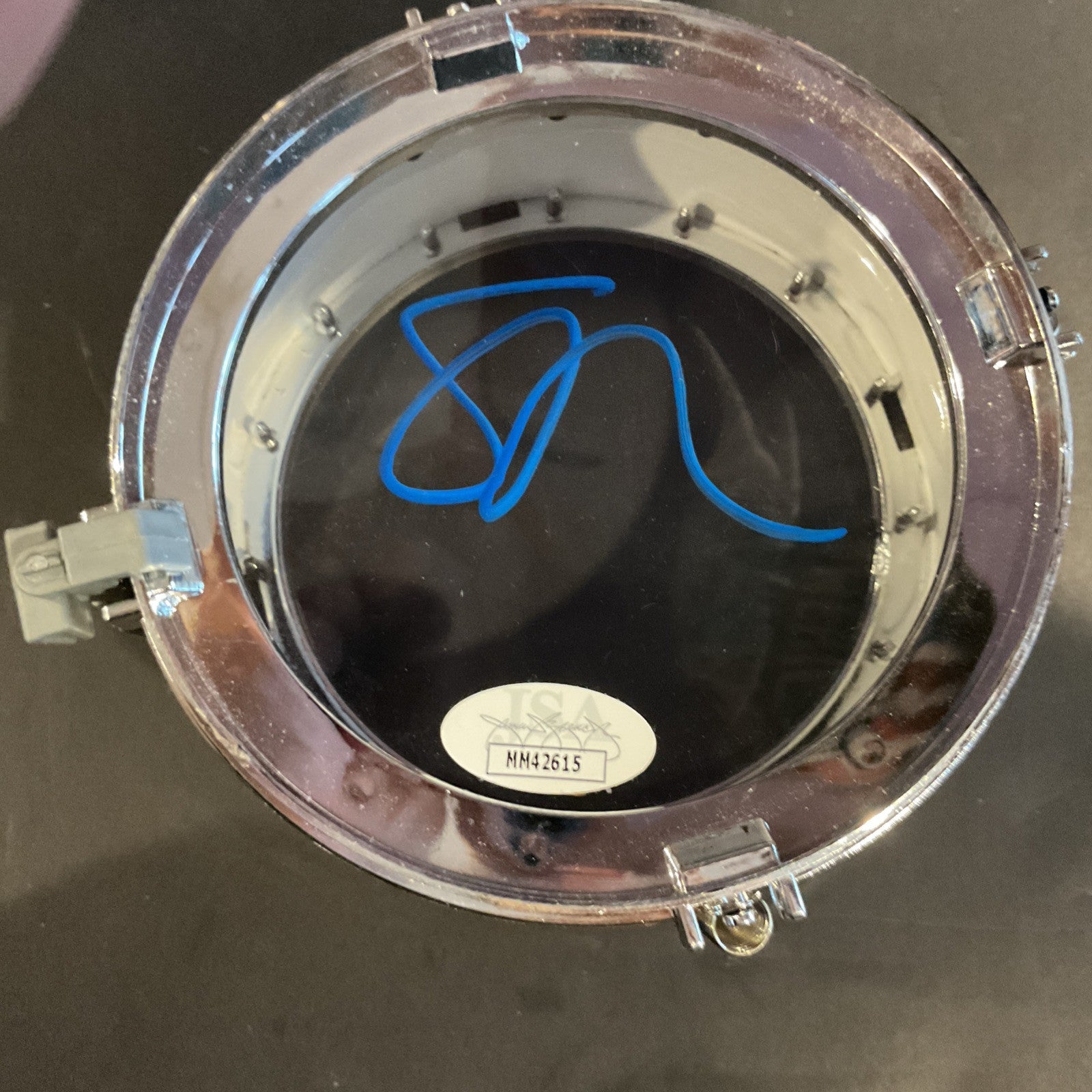 Autographed Steve Gorman Of The Black Crowes Mini Drum JSA Authenticated