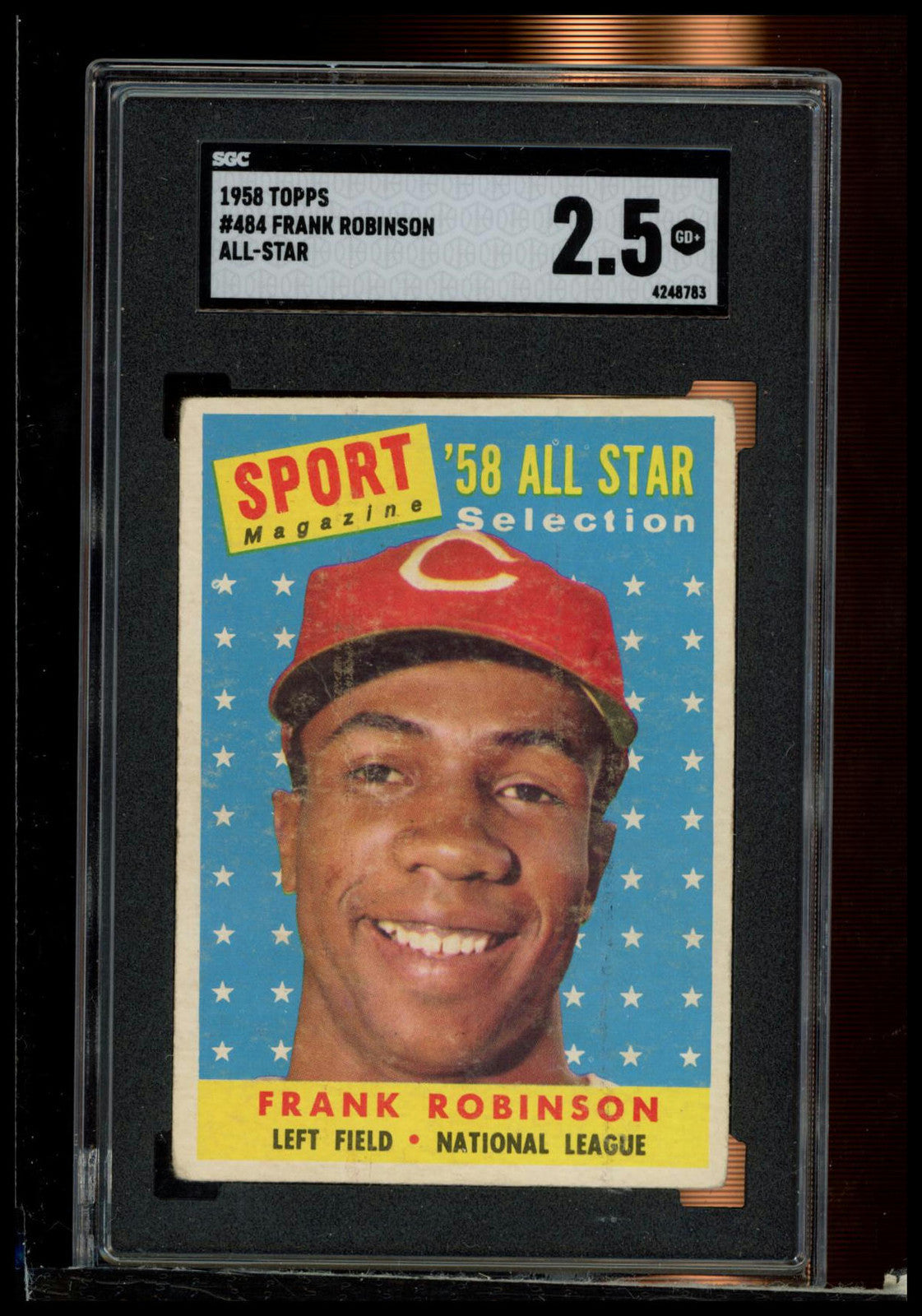 1958 Topps #484 Frank Robinson SGC 2.5