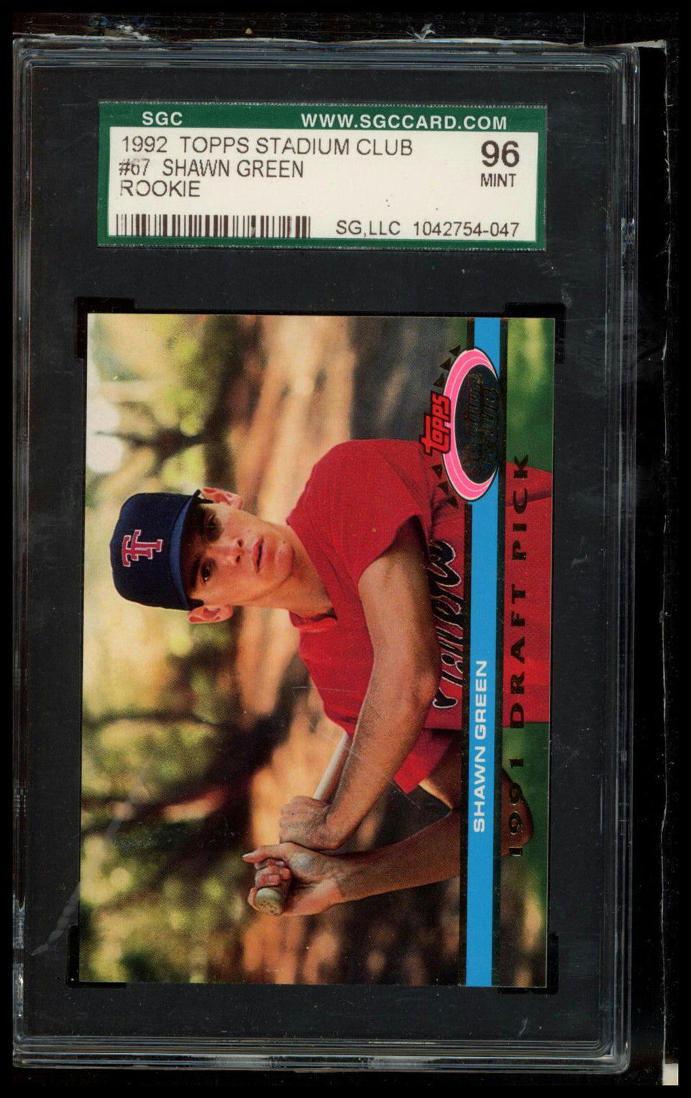 1992 Stadium Club Dome #67 Shawn Green SGC 9