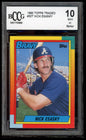 1990 Topps Traded #30T Nick Esasky Gray Card Stock (Pack Version) BCCG 10