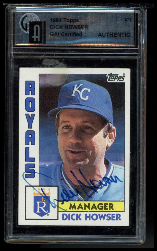 1984 Topps #471 Dick Howser