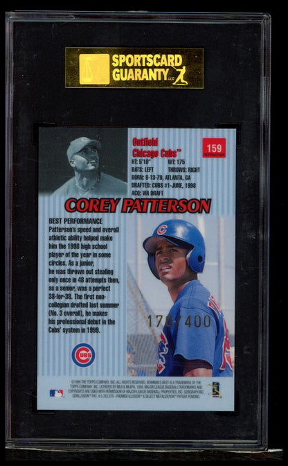 1999 Bowman's Best #159 Corey Patterson SGC 9