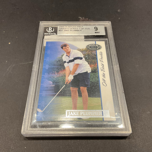 2000 Donruss #91 Jake Plummer 1 Of 1125 Beckett Grade 9