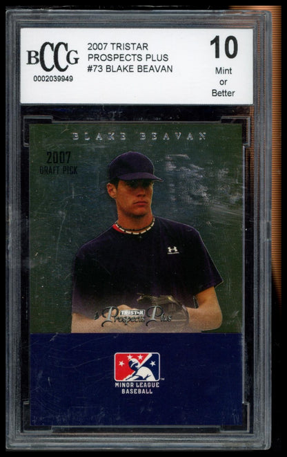 2007 TriStar Prospects Plus #73 Blake Beavan BCCG 10