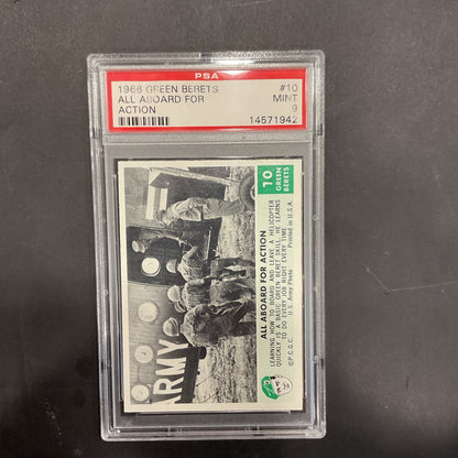 1966  Green Berets #10 All Aboard For Action PSA 9 None Higher!