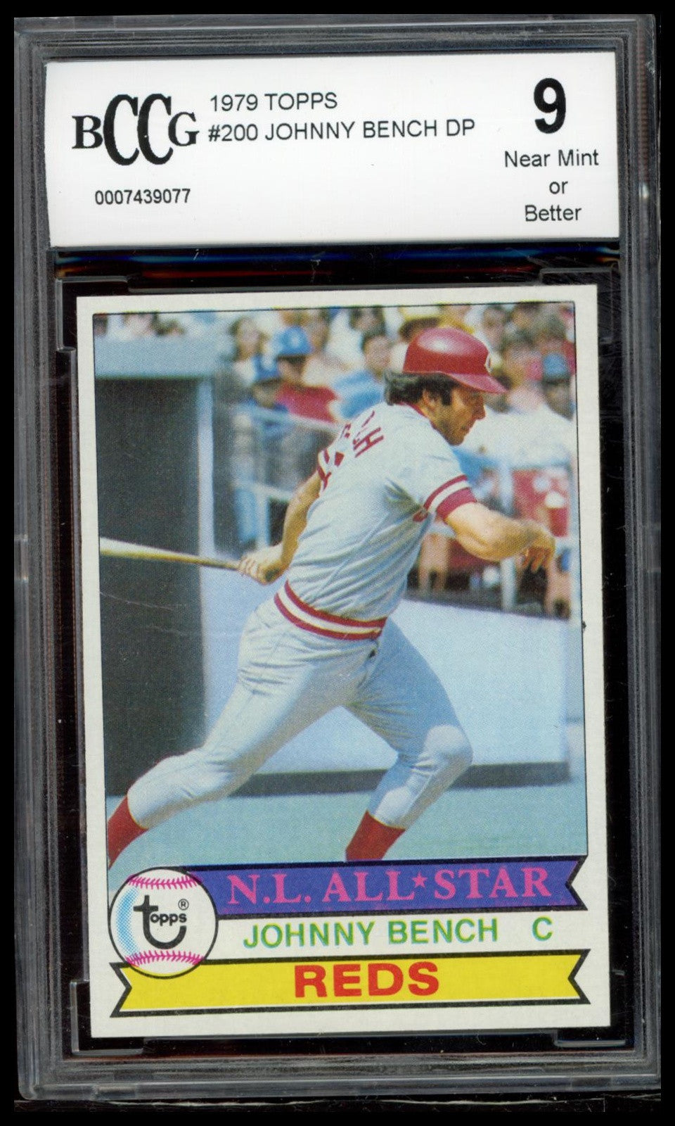 1979 Topps #200 Johnny Bench BCCG 9