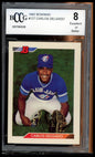 1992 Bowman #127 Carlos Delgado BCCG 8