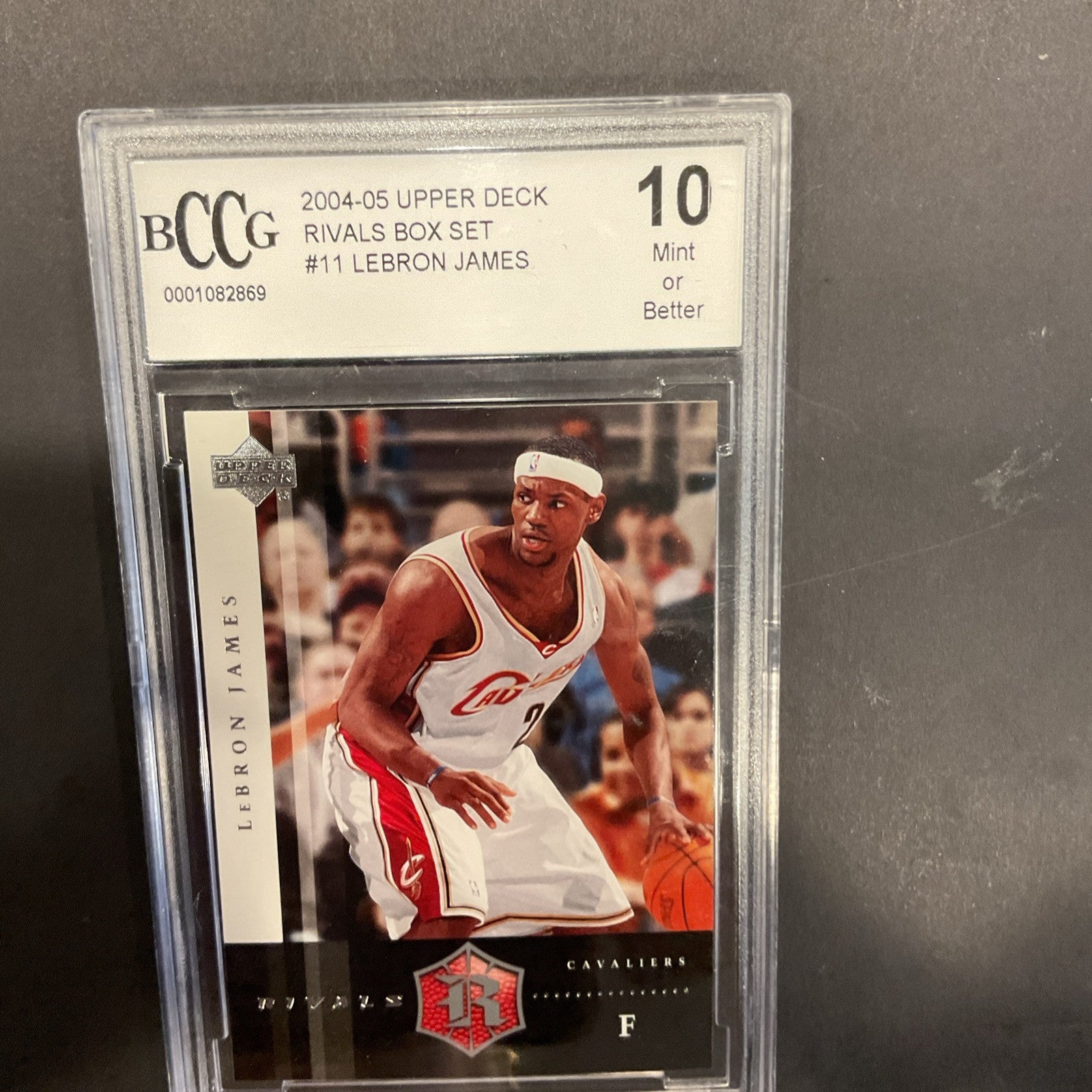 2004–05 Upper Deck Rival Box Set #11 Lebron James Beckett 10