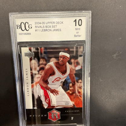 2004–05 Upper Deck Rival Box Set #11 Lebron James Beckett 10