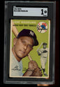 1954 Topps #101 Gene Woodling SGC 1