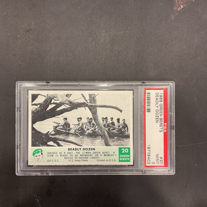 1966 Green Berets Deadly Dozen #20 PSA Mint 9