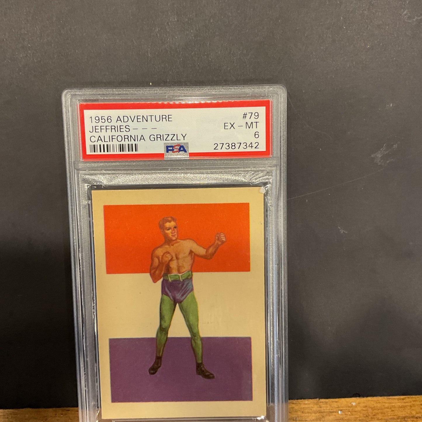 1956 Adventure Jefferies California Grizzly #79 PSA 6