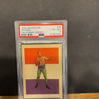 1956 Adventure Jefferies California Grizzly #79 PSA 6