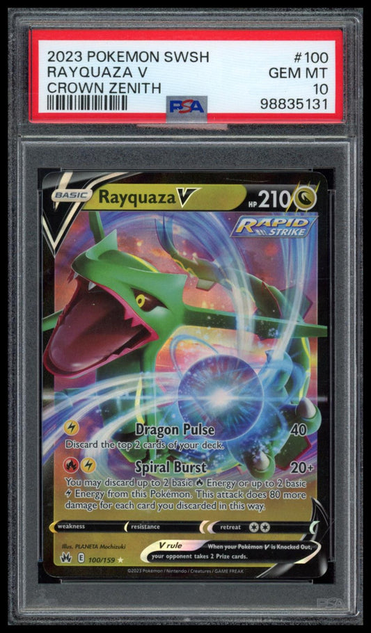 Rayquaza V PSA GEM-MT