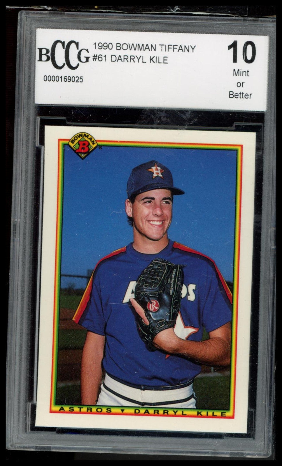 1990 Bowman #61 Darryl Kile BCCG 10