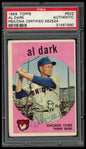 1959 Topps #502 Al Dark PSA 0