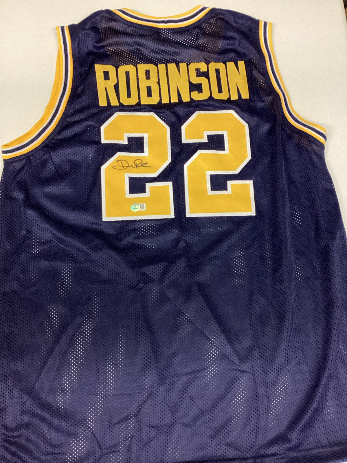 Duncan Robinson Signed Autograph Custom Jersey BAS Certified XL Michigan Auto