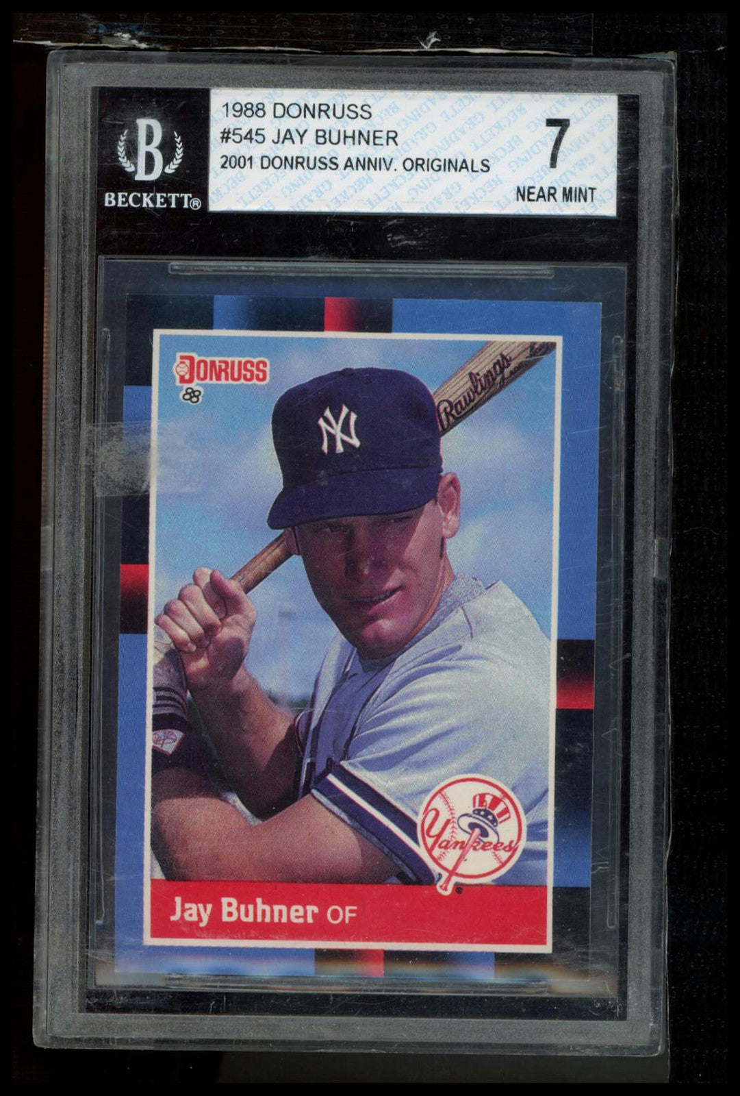 1988 Donruss #545a Jay Buhner BGS 7