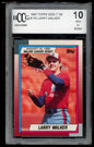 1990 Topps Major League Debut 1989 #133 Larry Walker BCCG 10