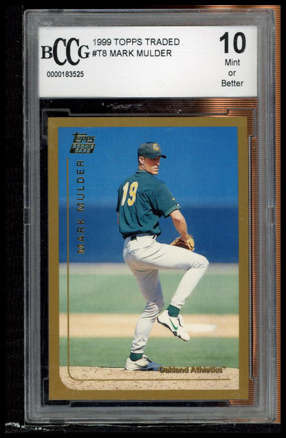 1999 Topps Traded & Rookies #T8 Mark Mulder BCCG 10