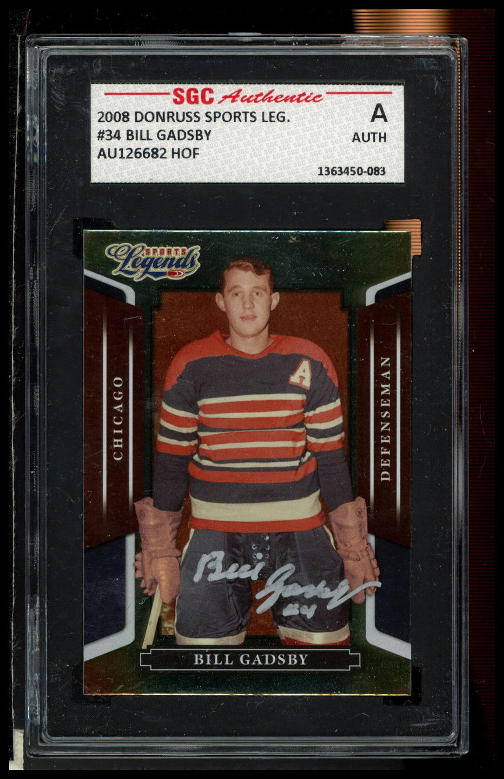 2008 Donruss Sports Legends #34 Bill Gadsby