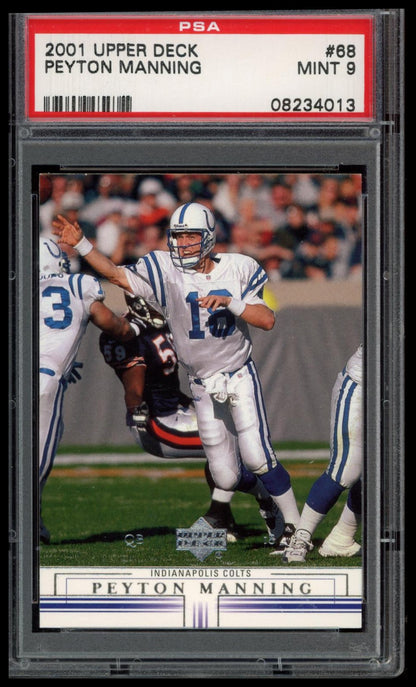 2001 Upper Deck #68 Peyton Manning PSA 9