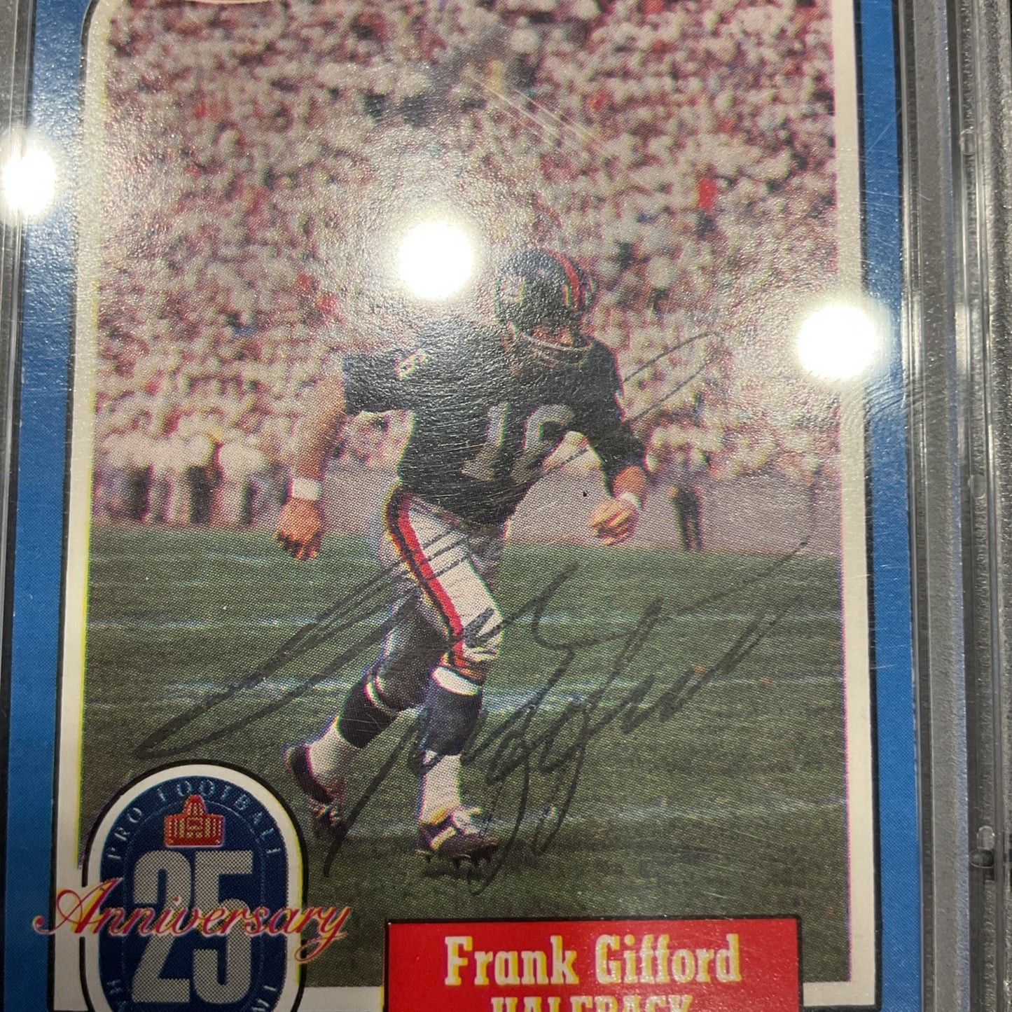 1988 Swell Greats,   #43 Frank Gifford PSA/DNA Autographed Card 